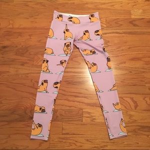 Pug yoga leggings